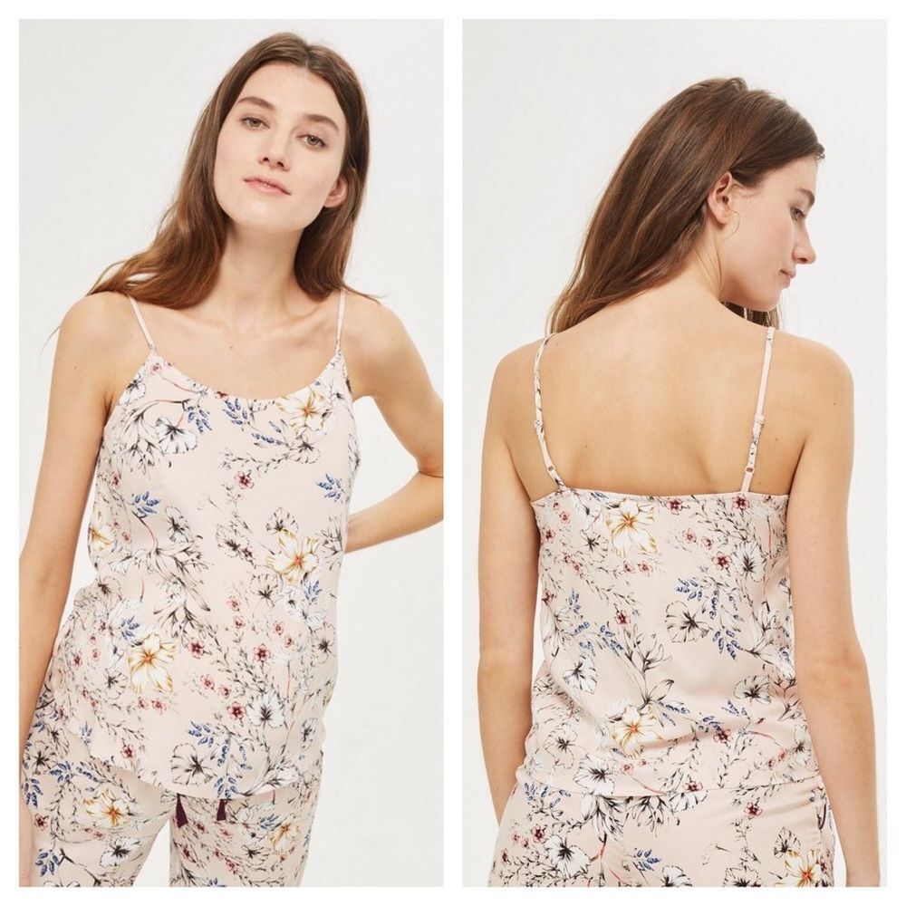 Topshop Maternity Floral Cami Top Size 12